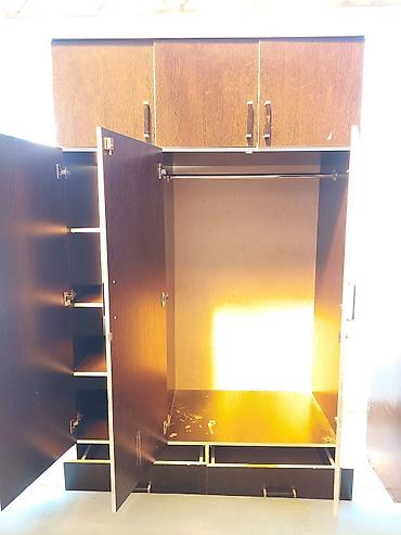 standing mirror: Шифоньер, шкаф для одежды, Б/у, Прямой, ЛДСП — 3
