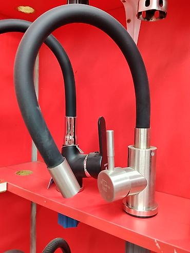 Смеситель для кухни S-Line AISI 304 с гибким изливом - Корпус и