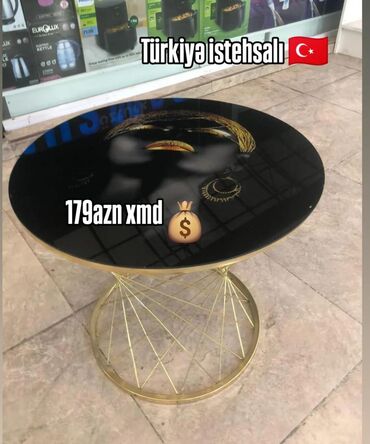 kubikin qiyməti 2020: Журнальный стол, Новый, Круглый стол