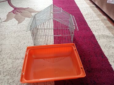 Qəfəslər: Quş qəfəsləri dəsti - 2 ədəd metal qəfəs: biri böyük, biri kiçik — 10