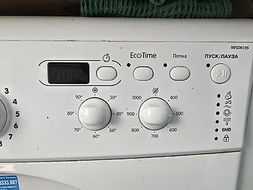 indesit: Стиральная машина Indesit IWSD 6105, 6 кг, узкая Продаю стиральную — 3