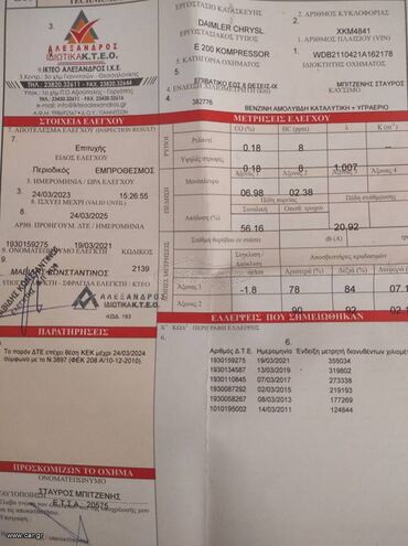 Mercedes-Benz: Mercedes-Benz E 200: 1.8 l. | 2003 έ. Λιμουζίνα — 3