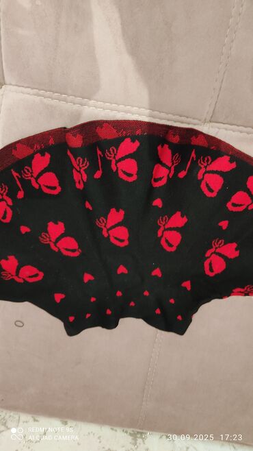 Uşaqlar üçün digər geyimlər: Uşaq dəsti - Şapka: Leopard naxışlı trikotaj şapka, üzərində böyük — 17