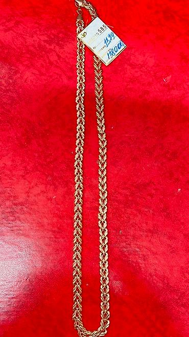Цепочки: Золотые цепи 585 пробы Варианты из красного золота с бирками и пробой — 10