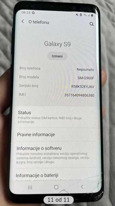 muski dux: Samsung Galaxy S9, 64 GB, color - Black, Wireless charger, Dual SIM cards