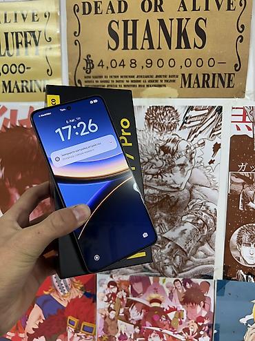 s1 active: Poco F7 Pro, Б/у, 512 ГБ, цвет - Черный, 2 SIM, eSIM — 2