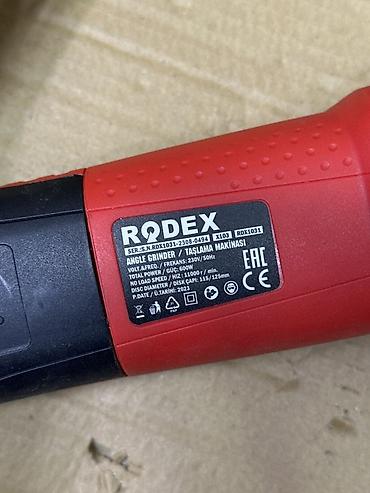 Электроинструменты: Угловая шлифмашина (болгарка) RODEX RDX1031 - Мощность: 600 Вт - — 2