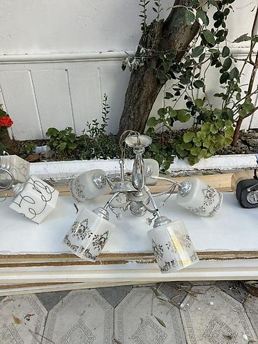 lyüstr: Çılçıraq, 5 lampa, Metal — 1