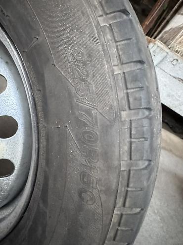 Колеса в сборе: Колеса в сборе 225 / 70 / R 15, Всесезонная, Б/у, Запаска, Легкий коммерческий транспорт (C/LT), Железные, отверстий - 5 — 2