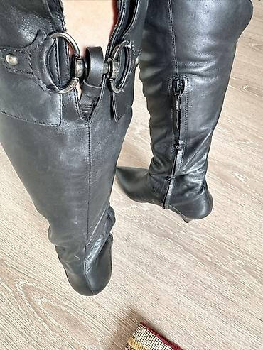 geox: Сапоги, 39, Geox, Новый, цвет - Черный — 7