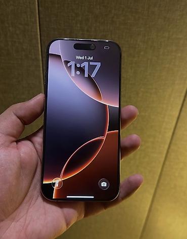 Apple iPhone: IPhone 16 Pro, 256 GB, Desert Titanium, Zəmanət, Simsiz şarj, Face ID — 2