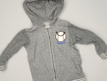 smyk kombinezon zimowy dla dziewczynki: Sweatshirt, H&M, 1.5-2 years, 86-92 cm, condition - Very good