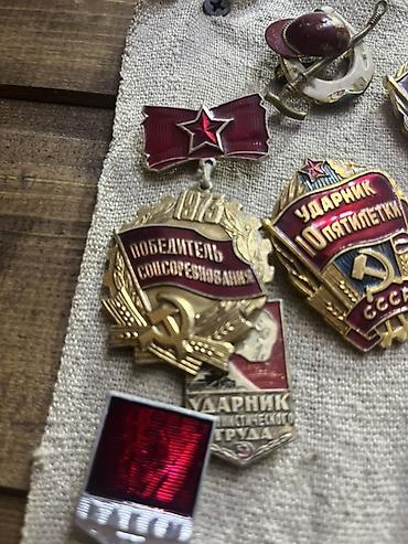 loto satisi: SSR dövrünə aid orden və medallar kolleksiyası bir ədədi 180 azna — 5