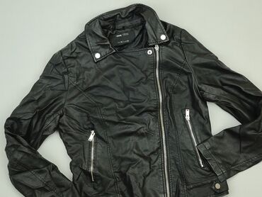 czarne spódnice ze skóry: Шкіряна куртка жіноча, SinSay, XL, стан - Хороший