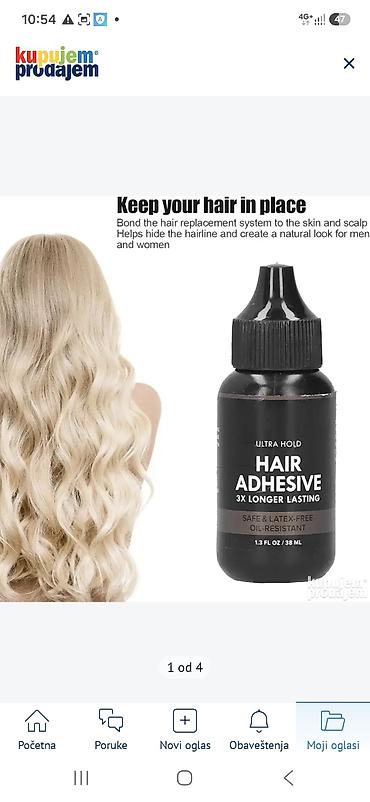 kors: Ultra Hold Hair Adhesive – lepak za perike, tupe i ekstenzije - — 1