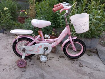 розовый велосипед: Детский велосипед на 3-6 лет размер колес 14 На руле была ржавчина