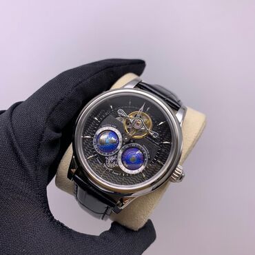 часы наручные мужские с автоподзаводом: Часы Montblanc Villeret ️Люкс качество ️Диаметр 46 мм ️Японский