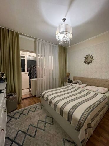 сдается 2 комнатная квартира в джале: 2 бөлмө, 53 кв. м, 106-серия жакшыртылган, 7 кабат, Евроремонт