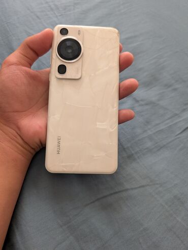 ноте 7: Huawei P60 Pro, Колдонулган, 256 ГБ, түсү - Ак, 2 SIM, eSIM