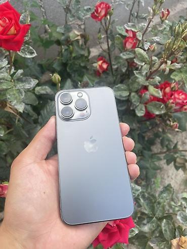 iphone 17 plus: IPhone 13 Pro, Б/у, 128 ГБ, Sierra Blue, Чехол, 80 % — 1