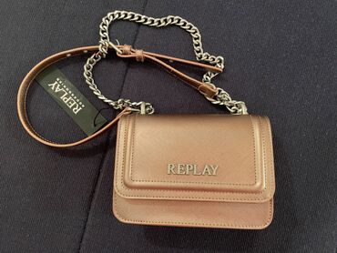 grubin novi sad: Prodajem potpuno novu original Replay torbicu u rose gold boji