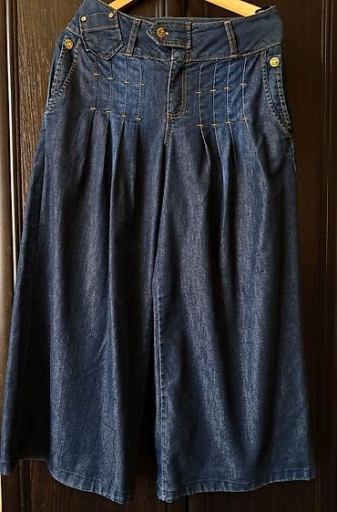 son zeng dekoru: Məhsul: Denim kulet (kloş kəsimli geniş şalvar-ətək) - Material: Orta — 4