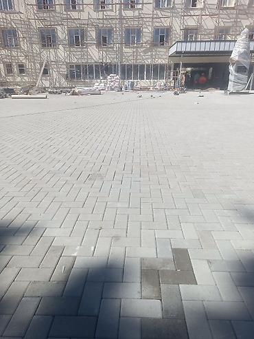 брусчатка кладка: Бригада керек!!!!! Город Каракол Благоустройство территорий: укладка — 1