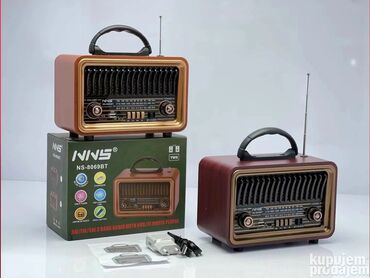 Zvučnici i stereo sistemi: Radio FM radio Bluetooth retro dizajn - FM radio sa punjivom