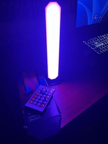 dekor masa: RGB masa işıq sütunu – pultla idarə olunan atmosfer lampası - RGB IC — 1