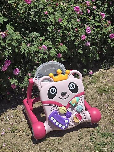 eşitmə cihazları: Uşaq gəzdirici (baby walker) – panda dizaynlı - Rənglər: çəhrayı və — 1