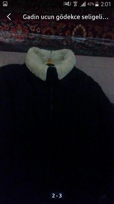 gödəkcə xl: Женская куртка XL, цвет - Черный