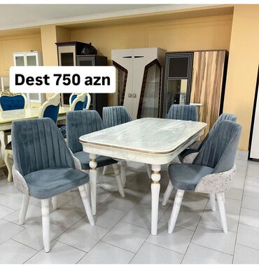 metbext divani: Mətbəx üçün, Yeni, 6 stul