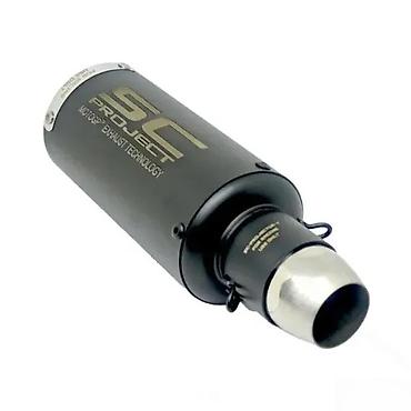 Ostala vozila: Cilindrični izduvni lonac za motocikl brenda SC Project. Dizajniran je — 3