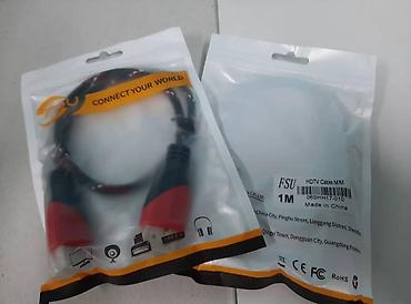 cat kabel: Razində!!! 5₼!!! HDTV kabel 1 metr HDMİ 1.4, Full HD 1080p 60fps — 5