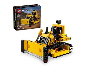 развивающие игрушки для детей 5 лет: Lego Technic 42163 Бульдозер большой грузоподъёмностью 🚜