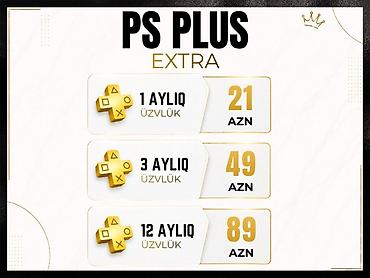 pixel 4: PS4/PS5 üçün "PS Plus Extra" abunə paketi 👑 PS4 və PS5 üçün PS PLUS — 1