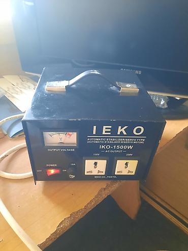IEKO IKO-1500W avtomatik gərginlik stabilizatoru (servo tip)