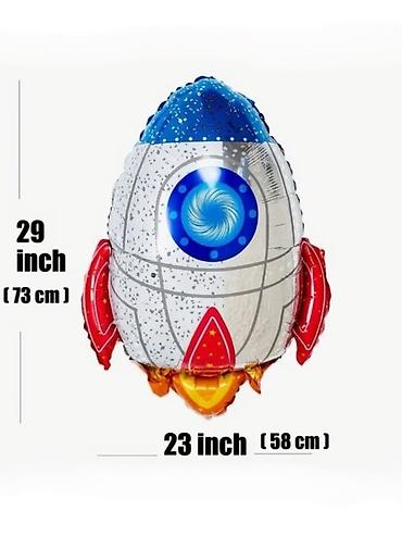 Воздушные шары и принадлежности: Набор фольгированных шаров для детского праздника «Синий трактор» + — 5