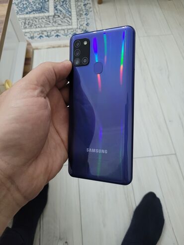 samsung b7722 duos: Samsung Galaxy A21S, 32 GB, rəng - Göy, Sensor