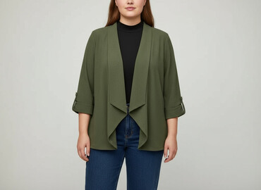 marynarka damska allegro: Women's blazer, size 4XL