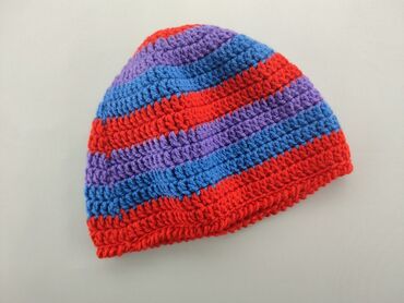 czapka w prążki dla dzieci: Hat, 38-39 cm, condition - Very good