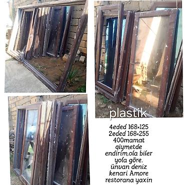 vinil divar kagizlari: Plastik pəncərə və qapı çərçivələri - 4 ədəd ölçü: 168 × 125 sm - 2 — 1