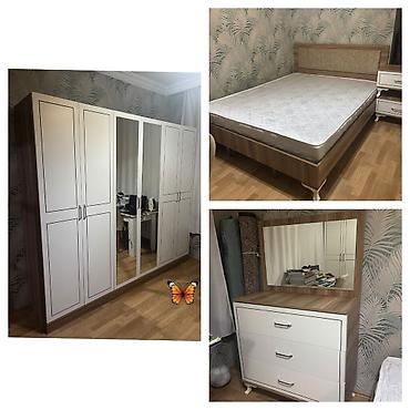 Yataq dəsti – 660 AZN Tərkibi: - 6 qapılı dolab: 4 ədəd sadə qapı + 2