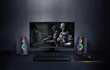 xbow one: Gaming stereo zvučnici sa RGB osvetljenjem - Set od 2 kompaktna — 3