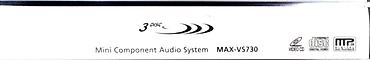 Musiqi mərkəzləri: Samsung MAX-VS730 mini-komponent audio sistemi - 3 diskli — 6