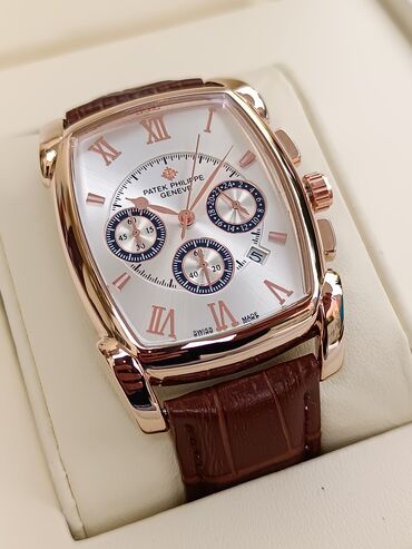 Qol saatları: Yeni, Qol saatı, Patek Phillipe, rəng - Qızılı — 1