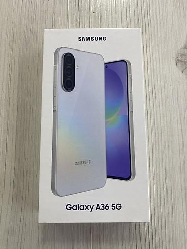 Samsung Galaxy A36 5G, Новый, 256 ГБ, цвет - Белый, В рассрочку, 2 SIM
