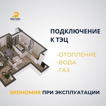 киргизия 1: 1 комната, 40 м², Элитка, 7 этаж, ПСО (под самоотделку)