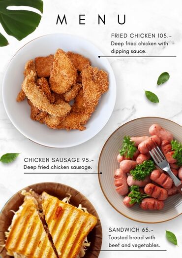 Другие услуги: Профессиональные фото и продуманный дизайн меню для заведений любого — 3