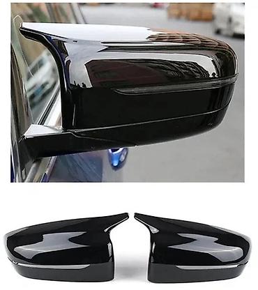 бмв зеркала: М Накладки на BMW G30 корпуса боковых зеркал (пара), глянцевый черный — 1